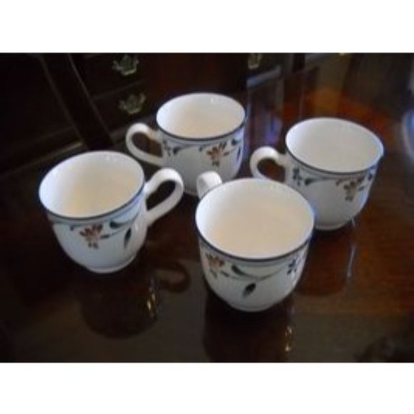 4 Keltcraft by Noritake Made in Ireland 9200 Shannon Spring Coffee Cups - Picture 3 of 5